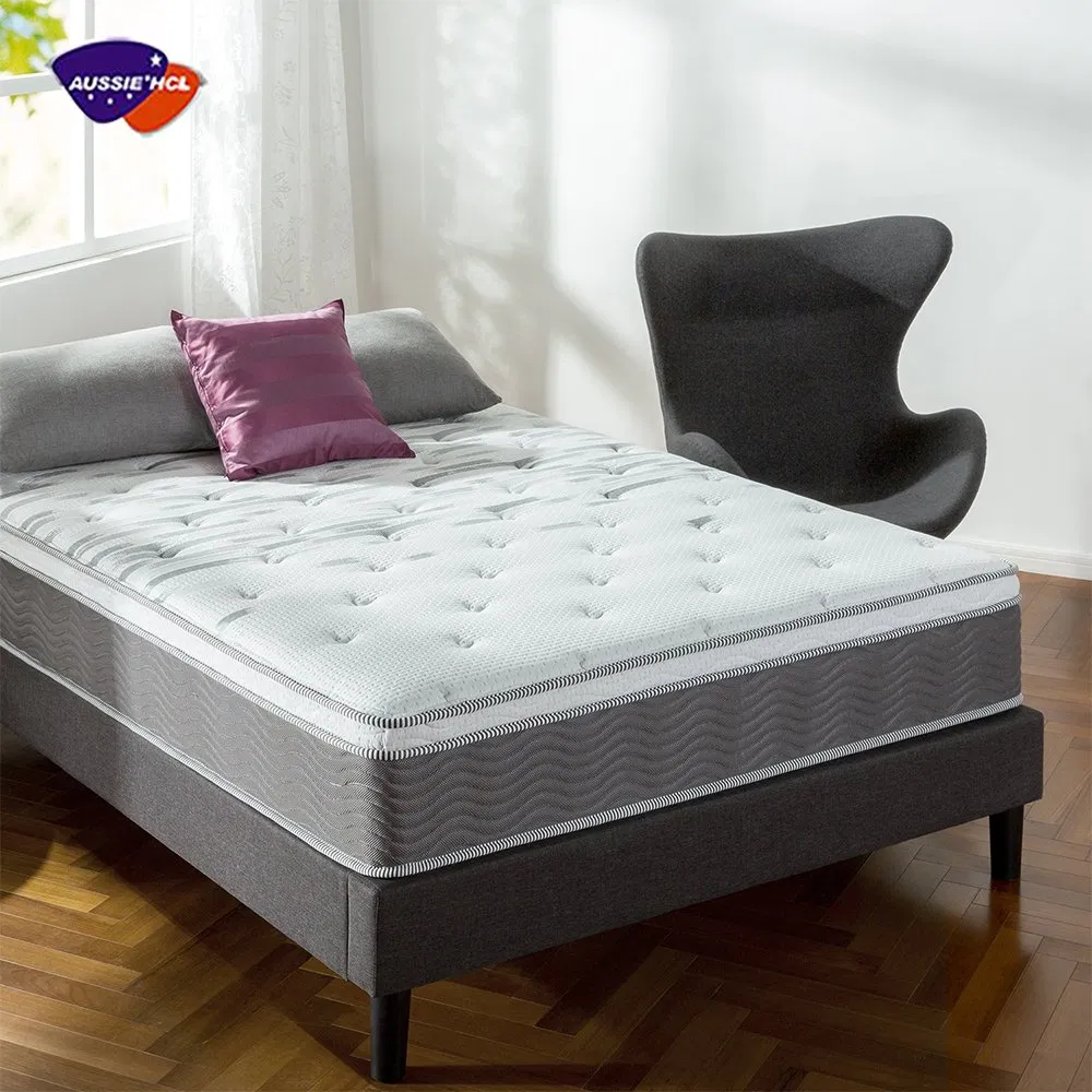 Latex Bed Mattress Hybrid Sleeping Well Pocket Spring Memory Foam Mattress