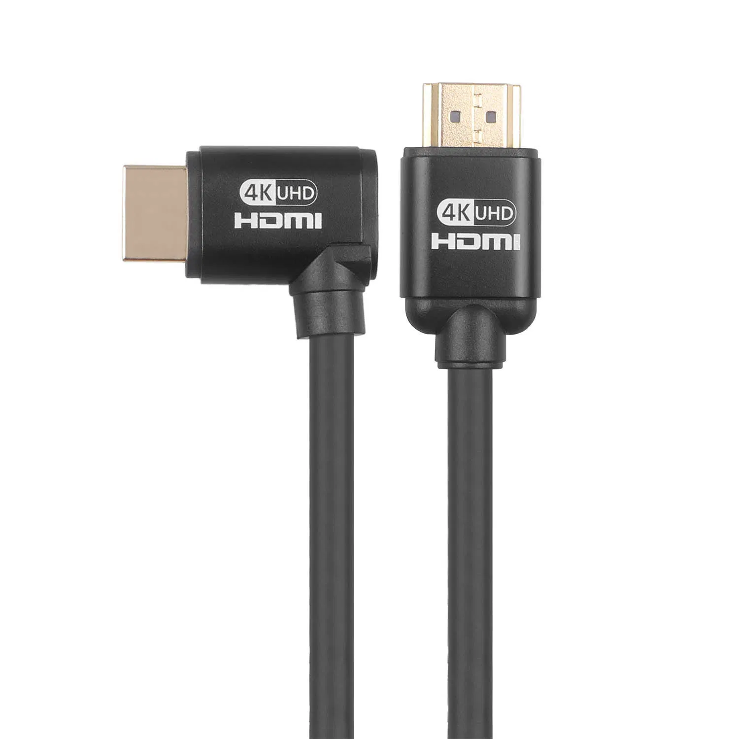 Right Angle 270 Degree to Vertical Right HDMI 2.0 Cable, Support 4K 18g 3D Video, Ethernet, Arc