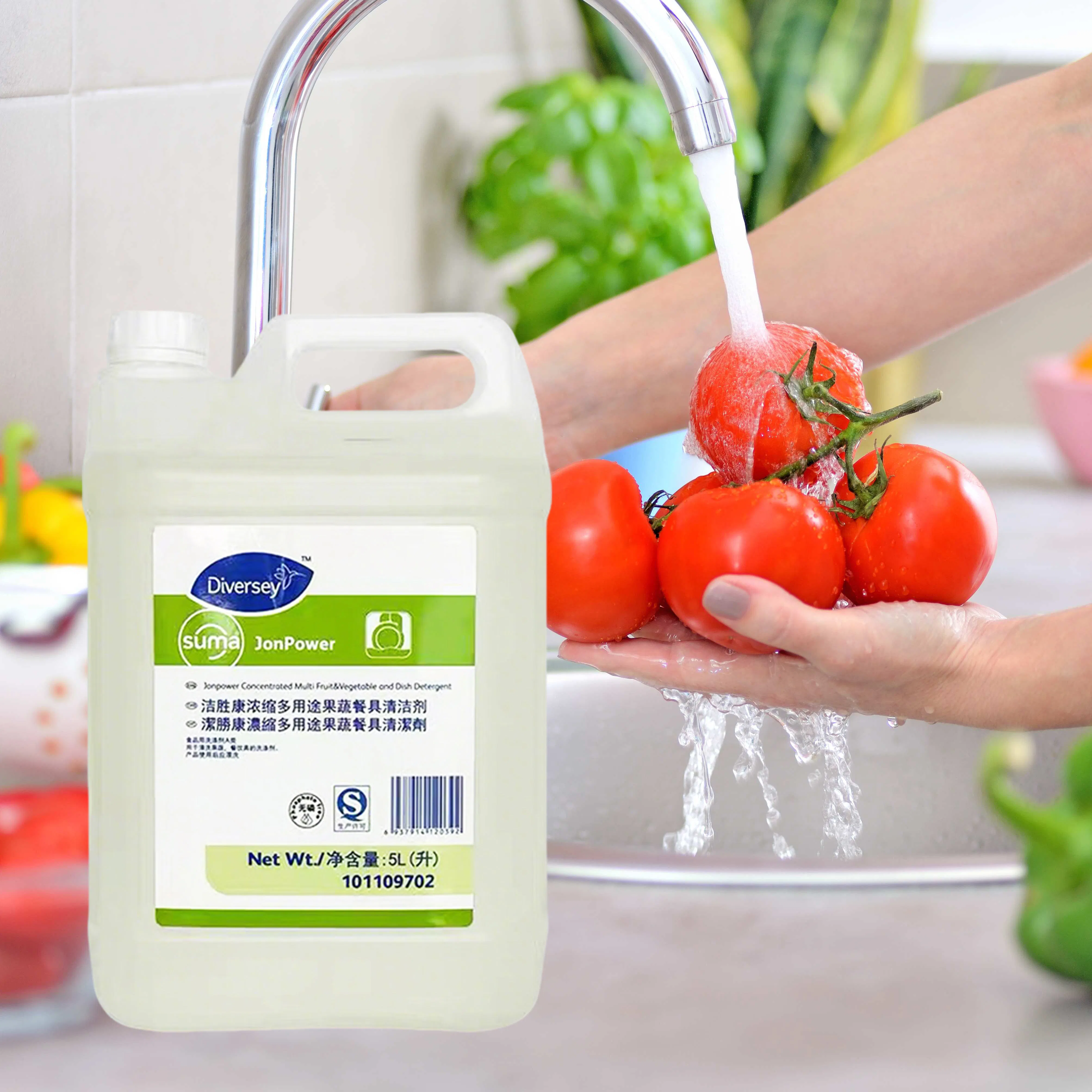 5L Concentrated Multi-Purpose Detergent Jonpower Commercial Dishware Cleaner High-Foam Liquid Cleaner