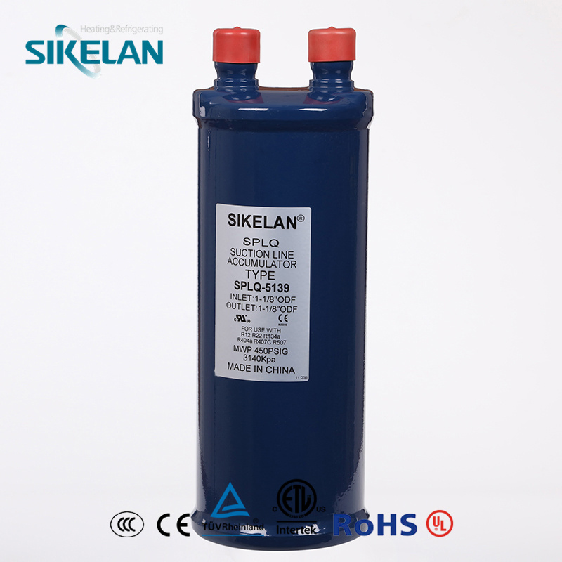 China Wholesale Electric R12 R22 Refrigerant Liquid Accumulator Gas Liquid Separators