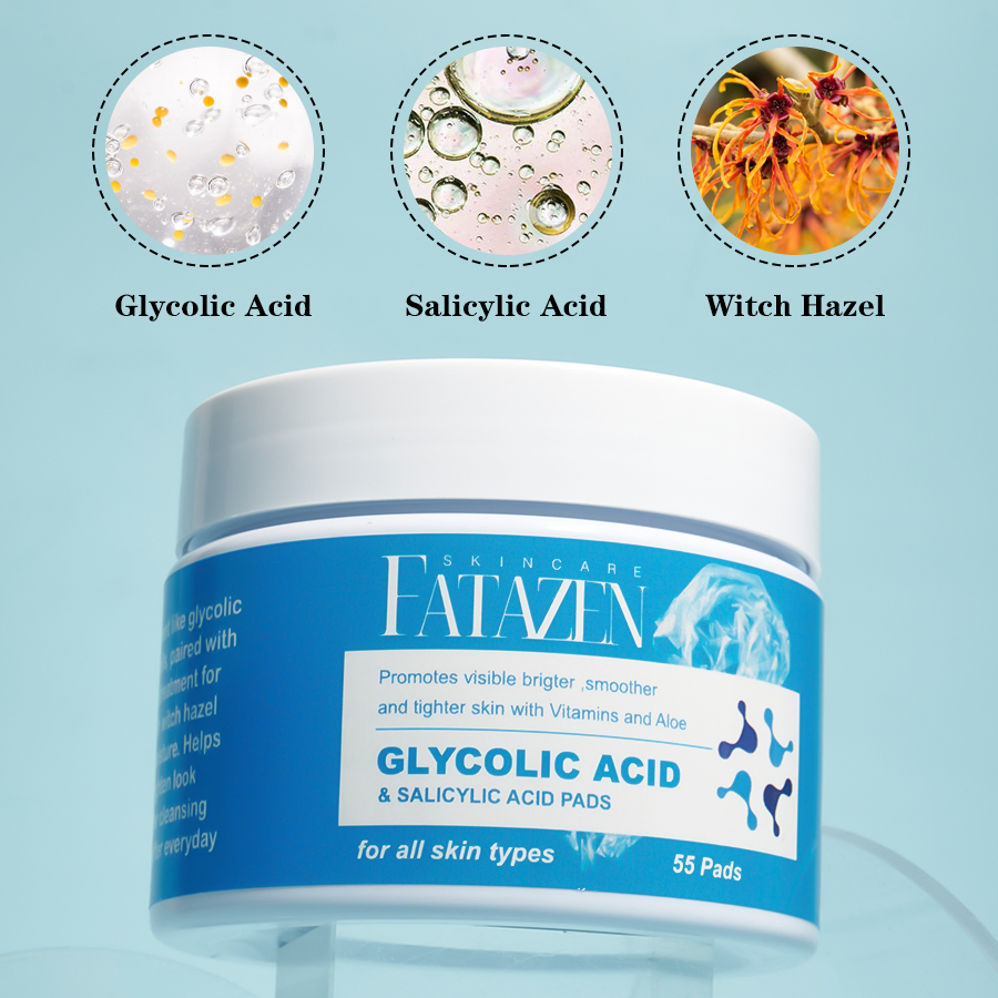 Salicylic Acid Pads Facial Exfoliating Anti Blackhead Acne Smoothing Skin Face Mask