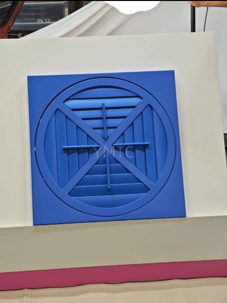 Factory Custom Painted Horizontal Louver Wood PVC Window Shutter Home Interior Partition Wood Plantaton Shutter