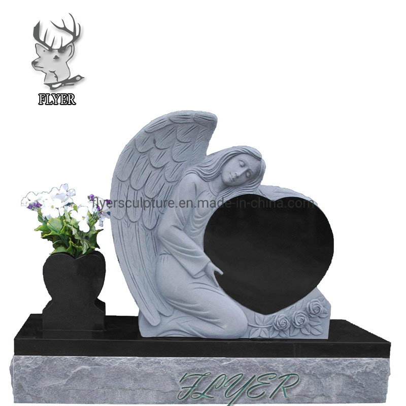 Marble Granite Monument Headstones Tombstone Gravestone with Angel
