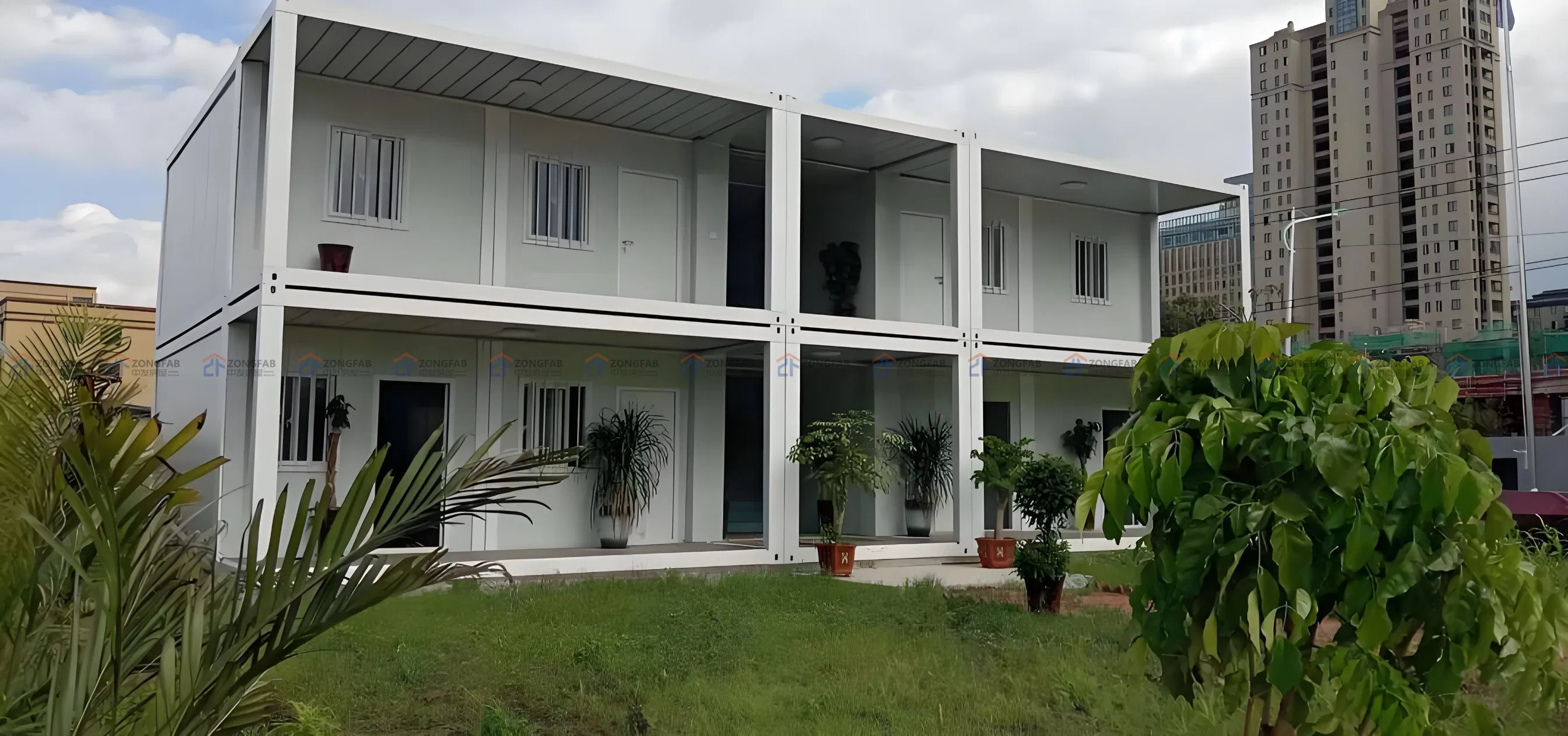 Factory Price Fast Build Assemble Install 20FT 40FT Living Tiny Modular Container House Camp Cabin Affordable Apartment Project