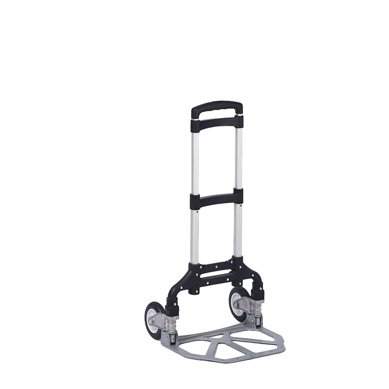 Foldable Aluminum Hand Trolley with Red Color
