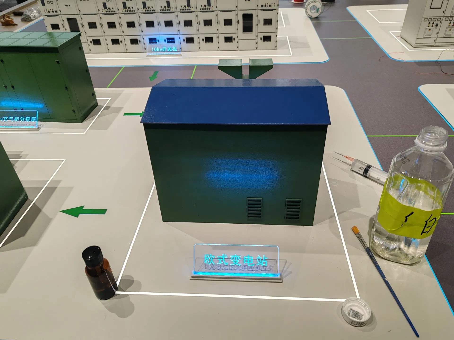 Equipment Sand Table Model Design and Making Industrial Model Customization with Lighting Effects