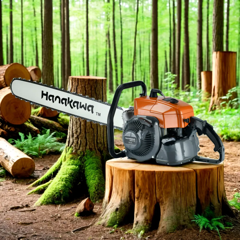 MS070 105.7cc Chinese Professional 4.8kW Heavy Duty Gasoline Chainsaw for Tree Felling