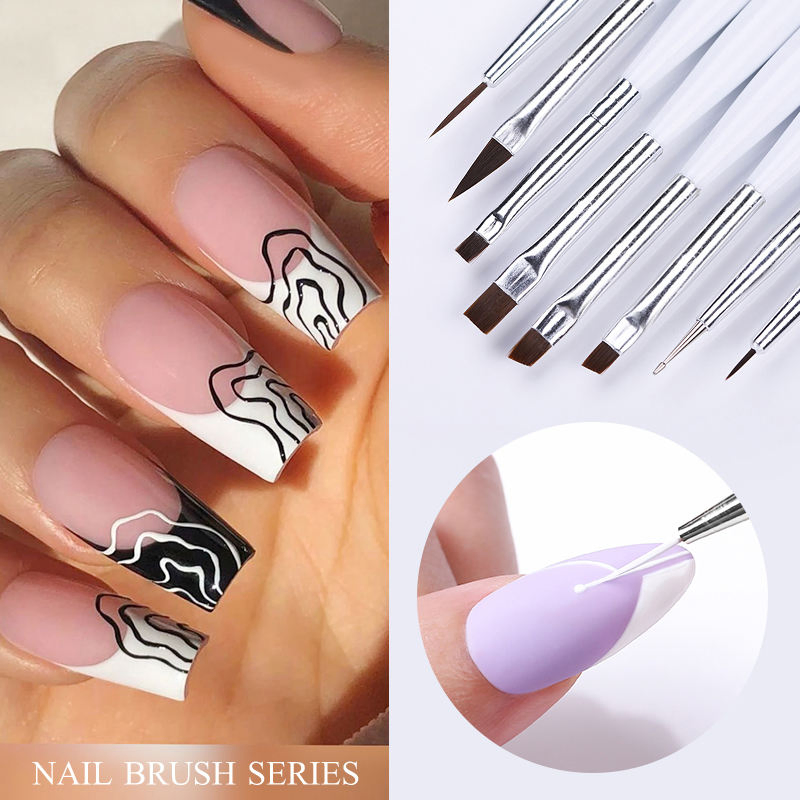 Art Acrylic Liquid Powder Nail Brush Nail