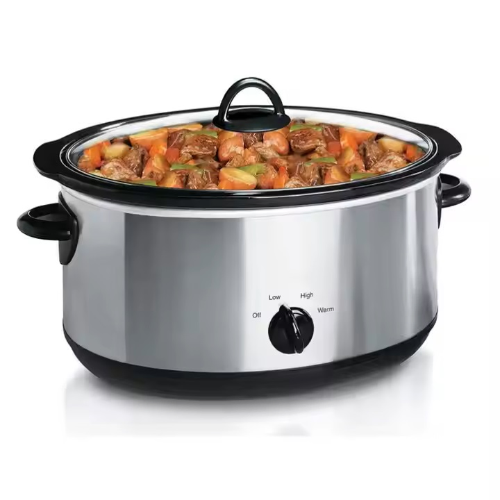 Versatile 3.0qt Oval Slow Cooker for Delicious Home Meals