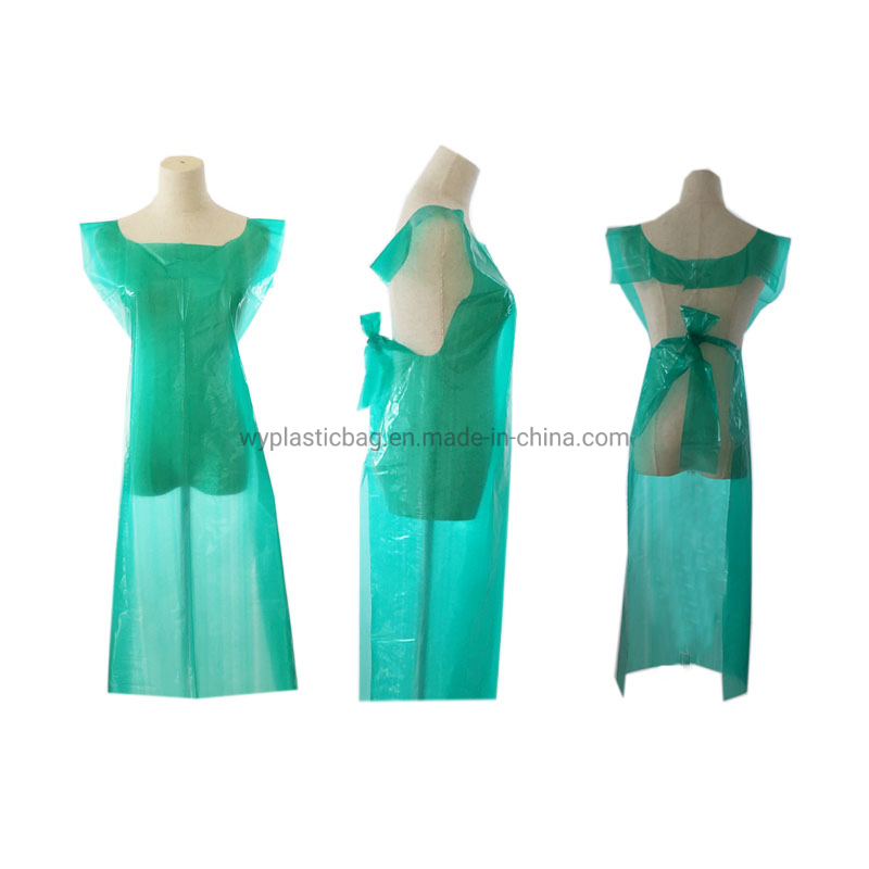 Disposable Aprons for Painting, Polythene Apron Perforated on Roll, Polyethylene Apron