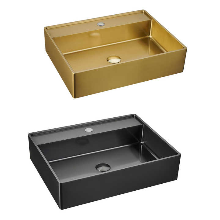 Customized High-End Bathroom Square Sink Luxury Fashion SUS304 Stainless Steel Sanitary Washbasin, Stainless Steel Parts, CNC Parts.