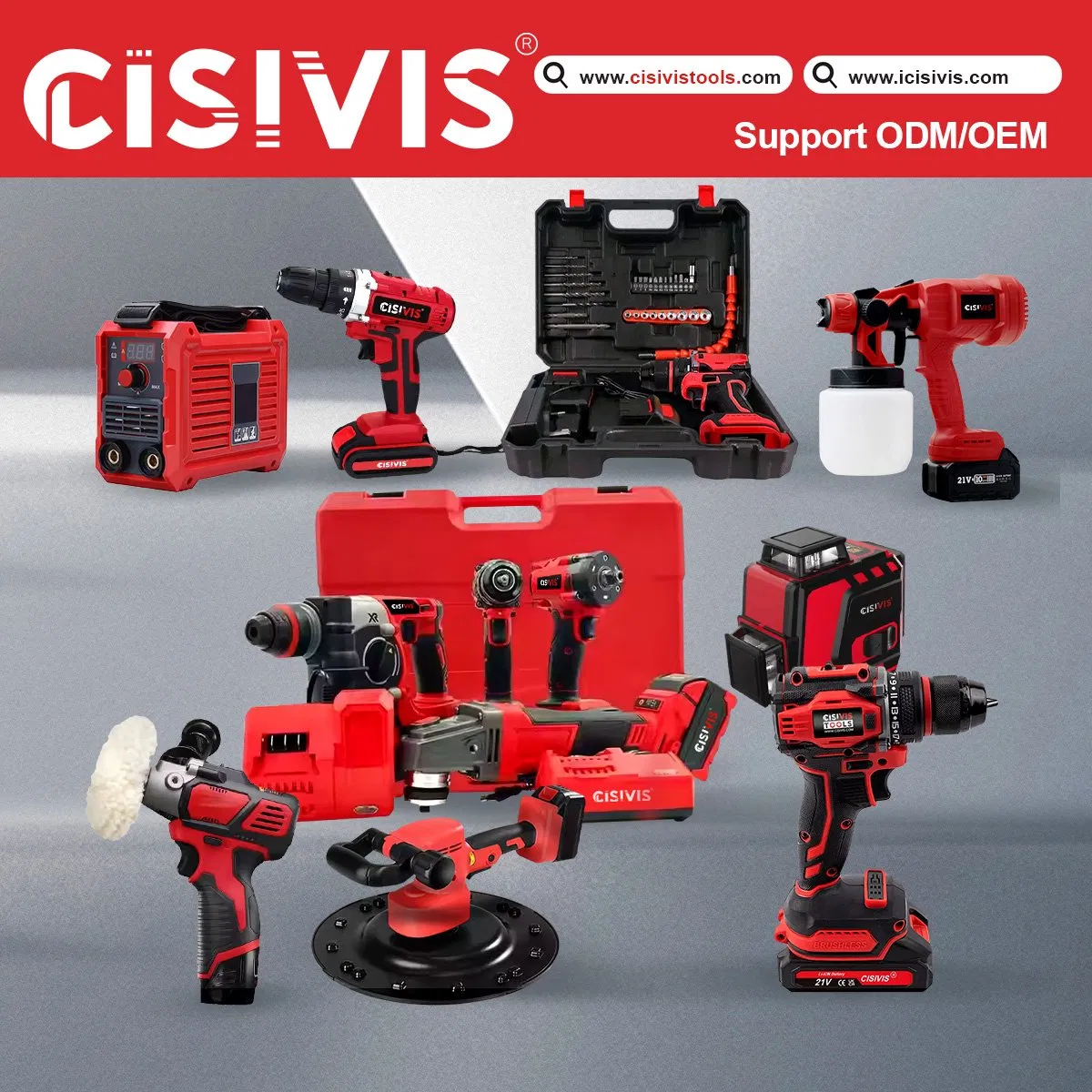 Cisivis Best Selling 20V Brushed Plug-in Storm Bare Machine Speed Adjustable 400W Storm Machine