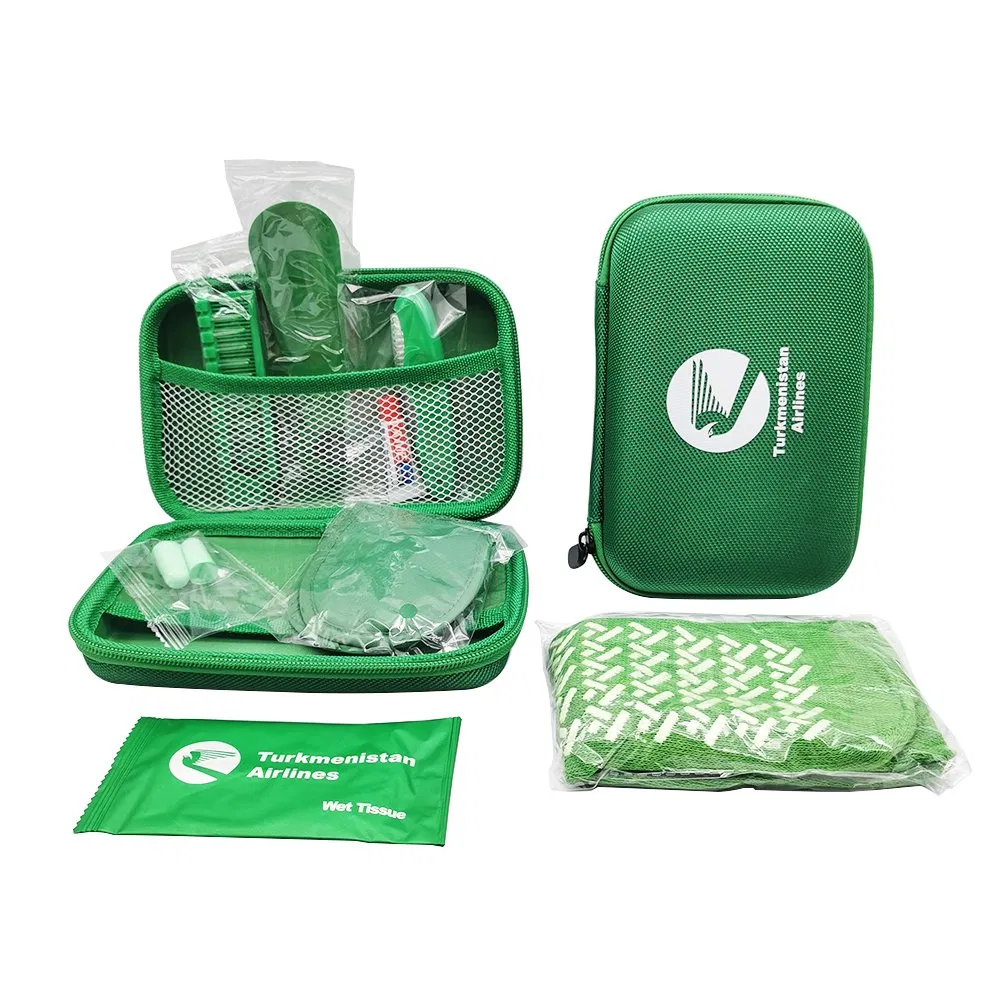 Factory Wholesales Customized Travel Sleeping Kit Airline Amenity Kit