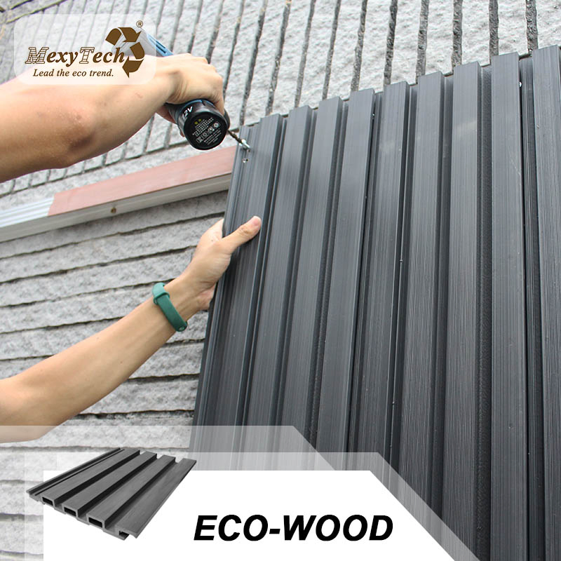 Fireproof Outdoor WPC Wall Cladding Home Decoration Materials Wood Plastic Composite Siding