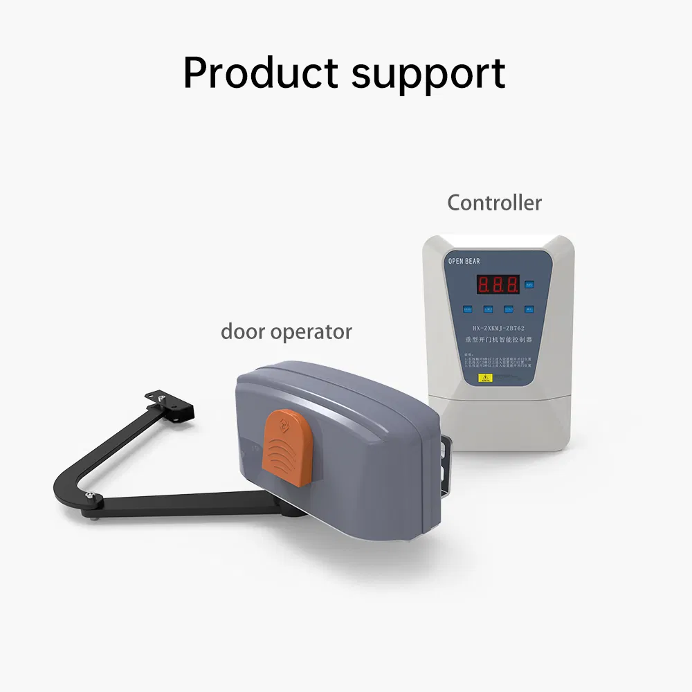 High-Quality Noise-Reduced Heavy-Duty Door Opener with Crank-Connecting Rod Drive 800kg Max Load Capacity <60db for Residential Area Entrance