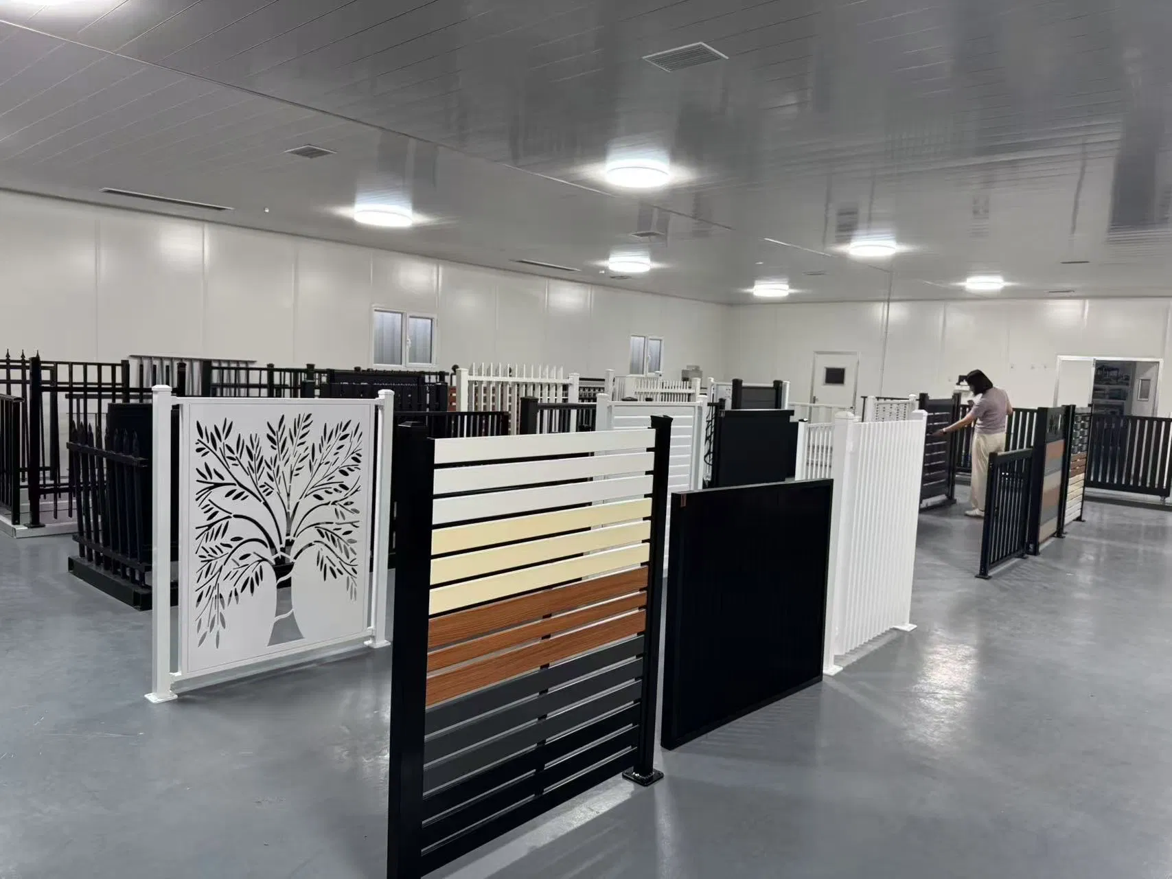 High Quality Aluminum Pivot Fence, DIY Slat Aluminum Fence Panels, Blade Fence