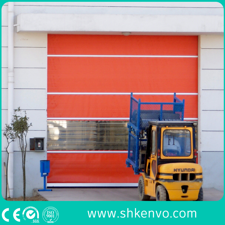 Industrial Automatic Overhead High Speed Rapid Rise Roll up Shutter Door for Warehouse or Factory