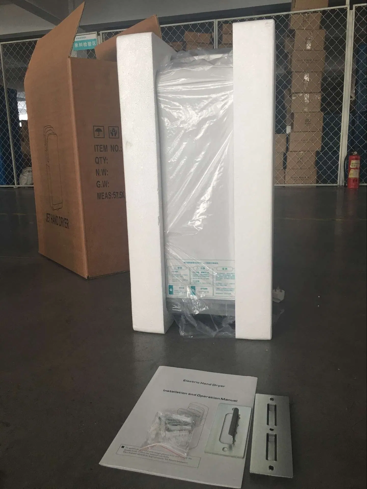 Modun Manufactur Electric ABS Automatic High Speed Jet Hand Dryer