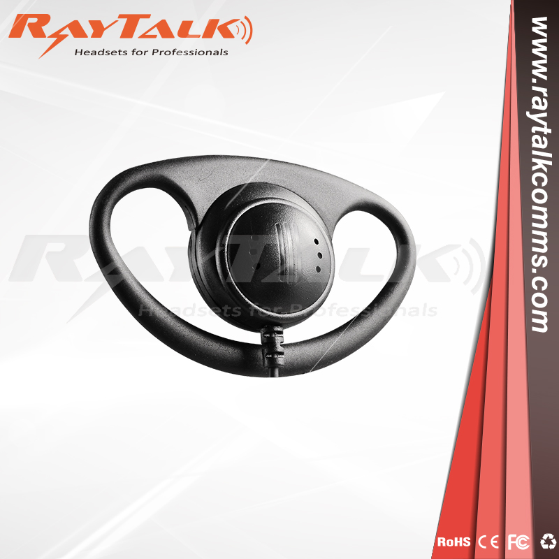 2-Wires D Shape Earpieces for Motorola DEP450