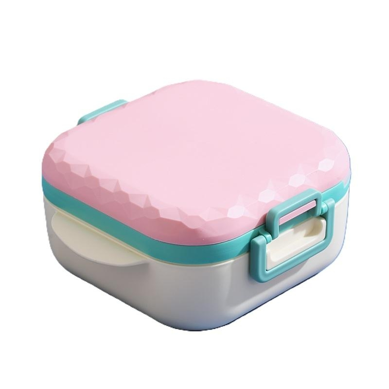 Eco-Friendly Family Lunch Box - Portable and Microwave-Safe Solution