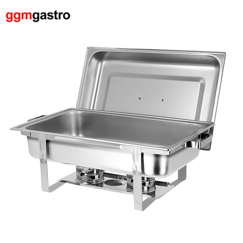Buffet Equipment Chafing Dish with Lid & Stainless Steel Legs