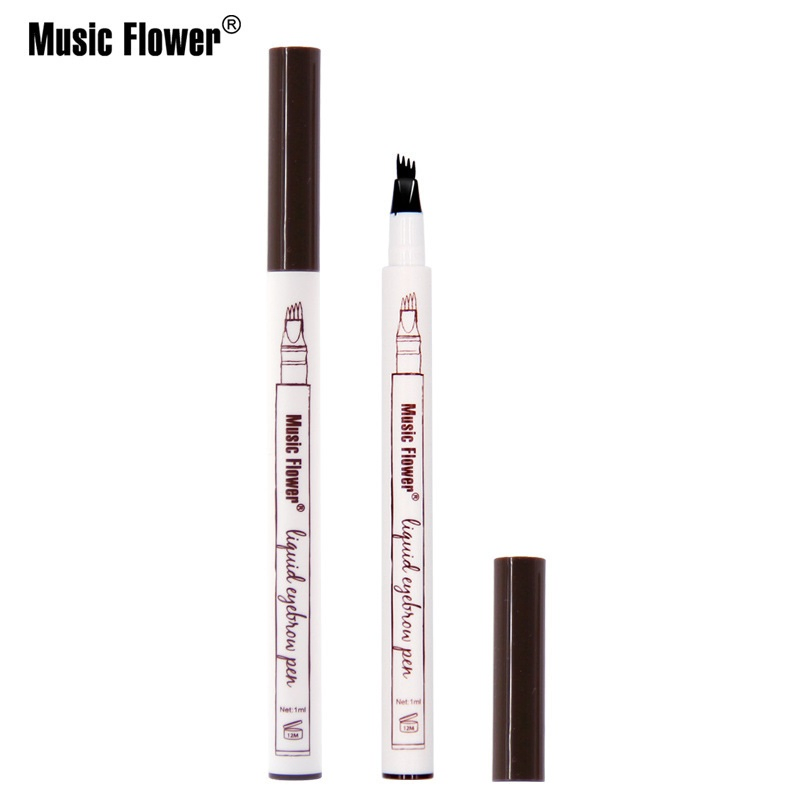 Ep10 Partyqueen Brand Automatic Triangle Rotation Double Eyebrow Pen Wholesale Waterproof Authentic Guaranteed Korean Raw Materials