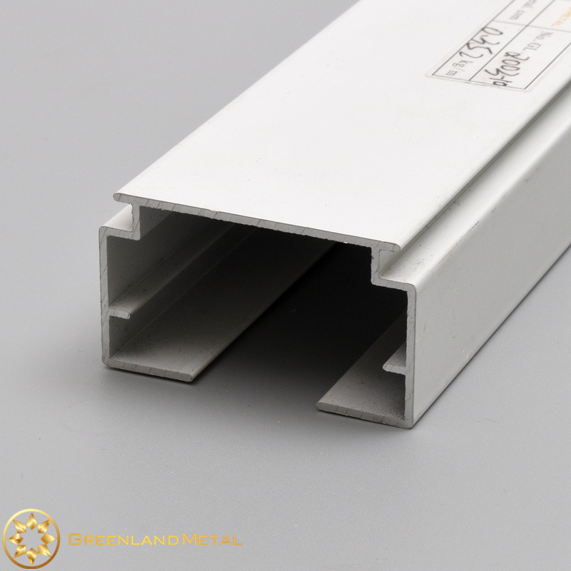 Aluminium Head Track for Vertical Blind with Powder Coating White to Africa