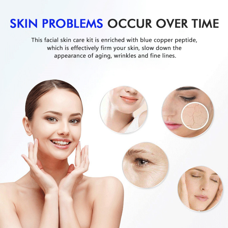 Wholesale High Quality Blue Copper Peptide Face Anti-Aging Lotion Beauty Skincare Moisturize Toner