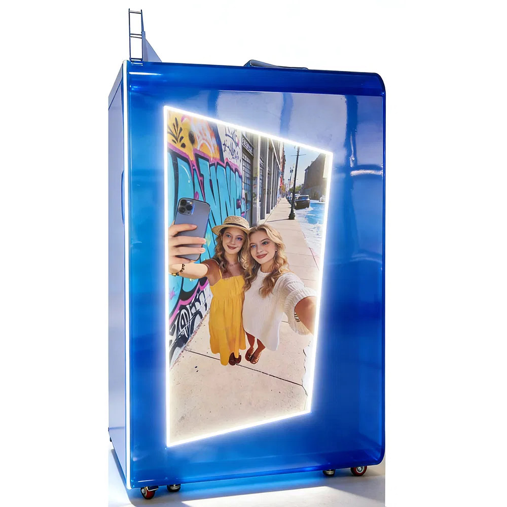 Mirror Photo Booth Machine Instant Print Photo Booth Vending Machine with Printer Kiosk