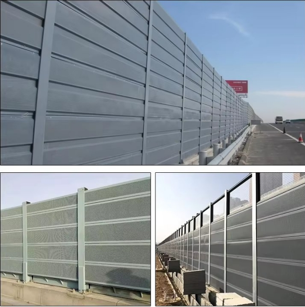 Customized Metal Road Traffic Sound Barrier