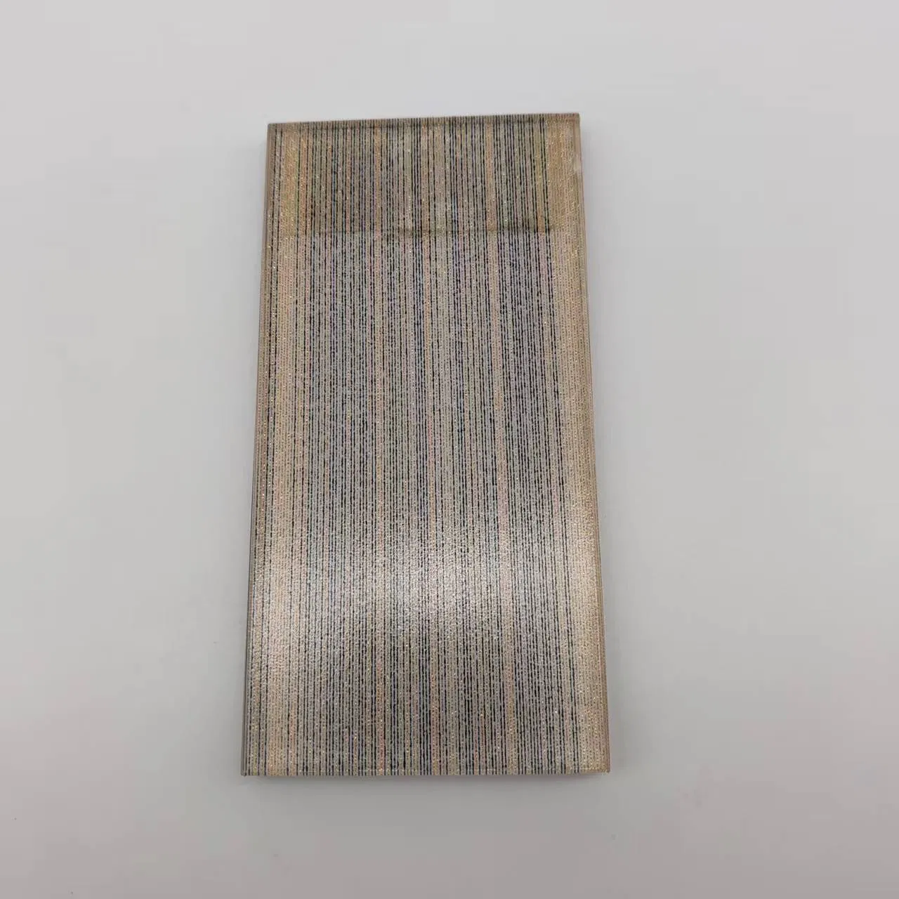 Elegant Laminated Glass Room Divider with Personalized Artistic Design
