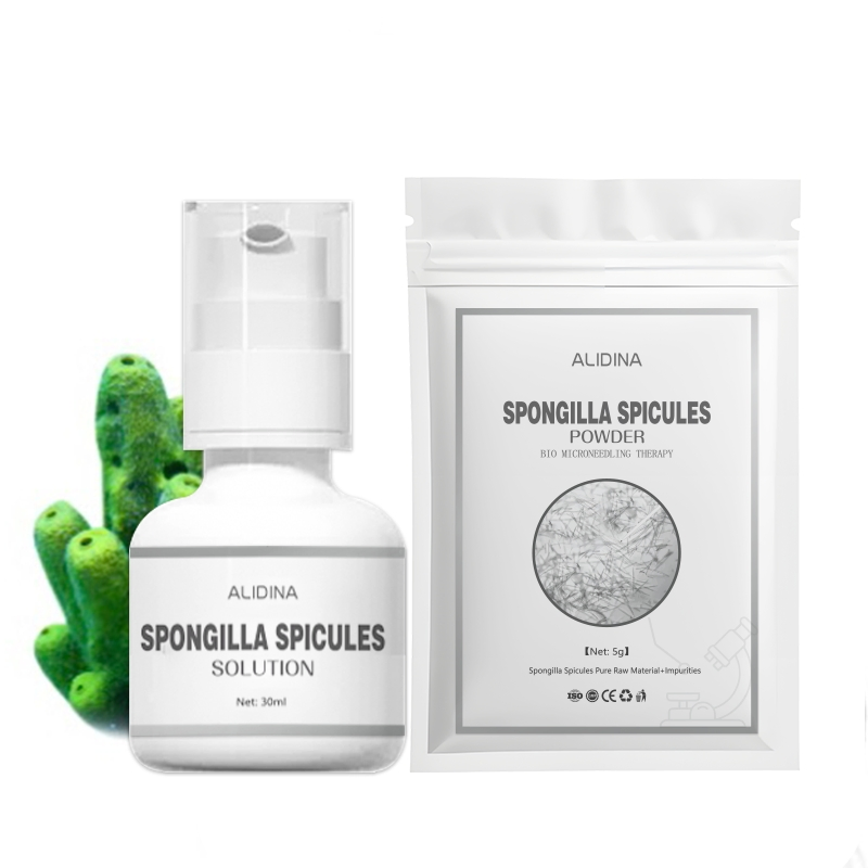 Spongilla Spicules Hydrolyzed Sponge Extract Powder Bio Microneedling Anti-Aging Acne Treatment Natural Algae Peeling Therapy