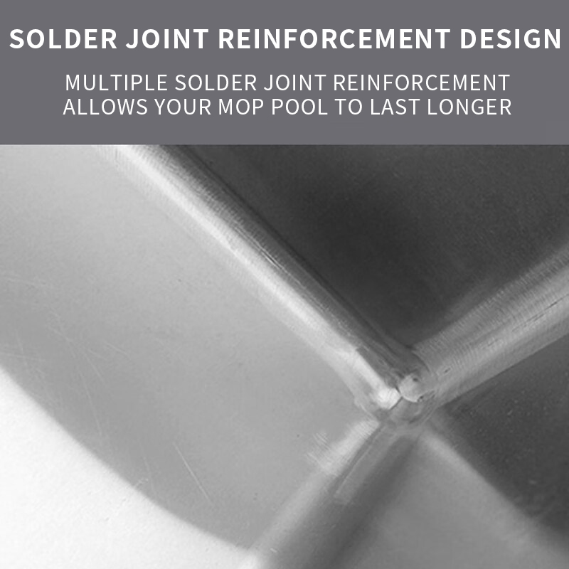 1200*410*600 Leg Height 200 304 Stainless Steel Floor-to-Floor Mop Pool Metal Box