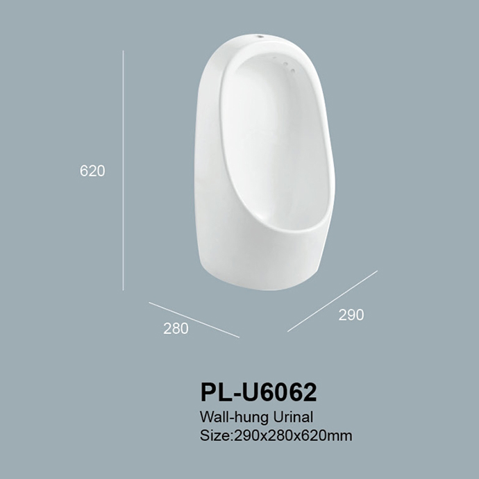 Foshan Ceramic Urinals Supplier Shopping Mall Plaza Market Hotel Ceramic Bathroom Toilet Wall Hung Urinal