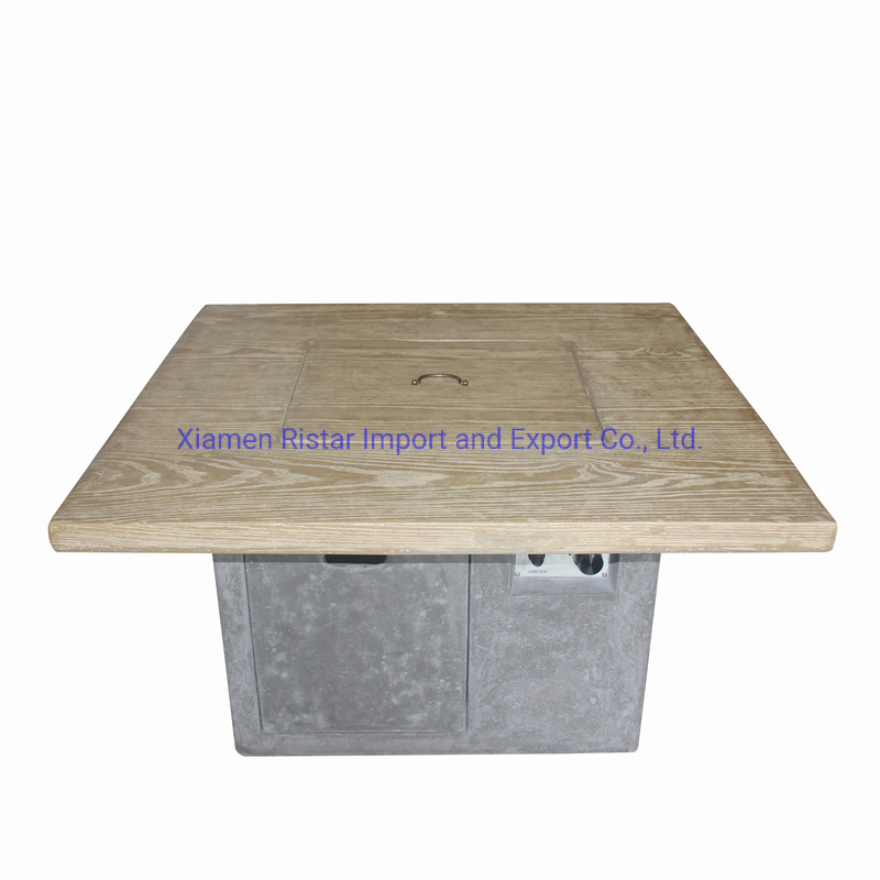 High Performance Cast Concrete Table Top for Dining Table Outdoor Fire Pit