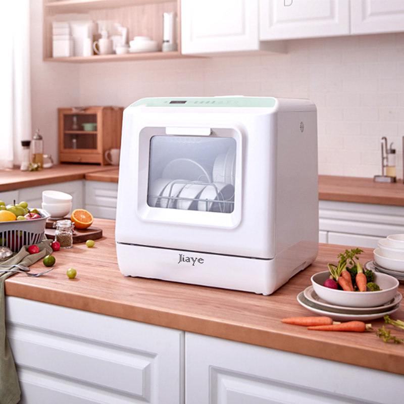 4 Sets Mini Dishwasher Portable Drying Ventilation Storage Tableware Sterilization