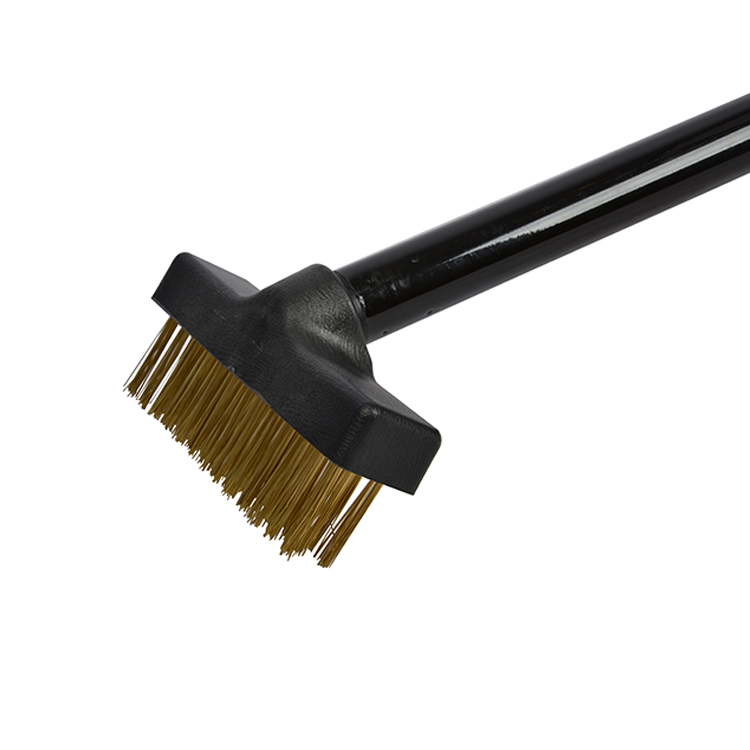 Multifunctional 3 in 1 Long Handle Garden Wire Weed Broom Brush with Replaceable Head for Cleaning