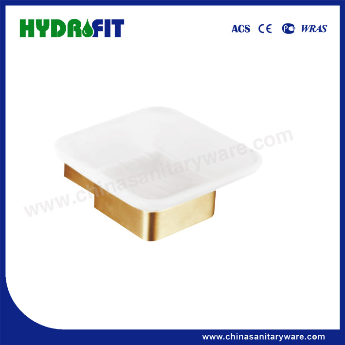 Stainless Steel 304 High Quality Golden Soap Holder Bathroom Accessories (BAS3459G)