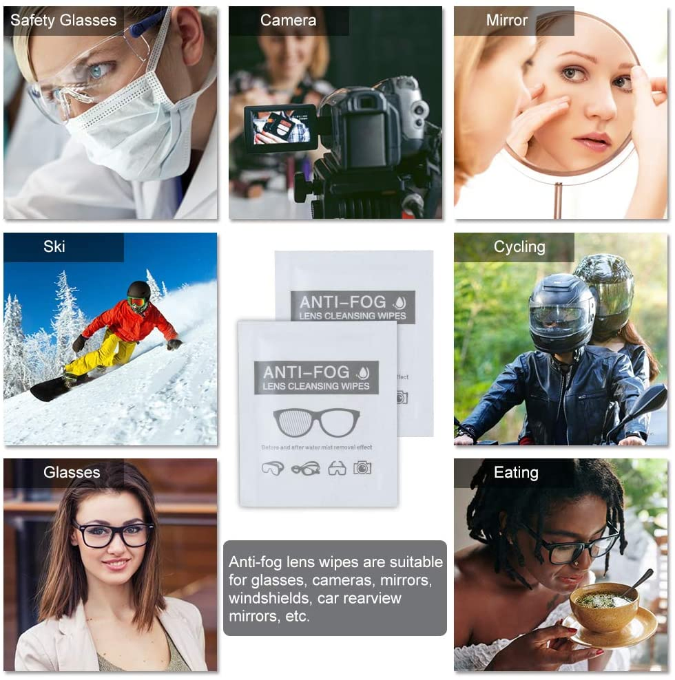 Biodegradable Mobile Camera Touch Screen Clean Spectacle Anti Fog Glasses Lens Wet Wipe and Tablet Wipe