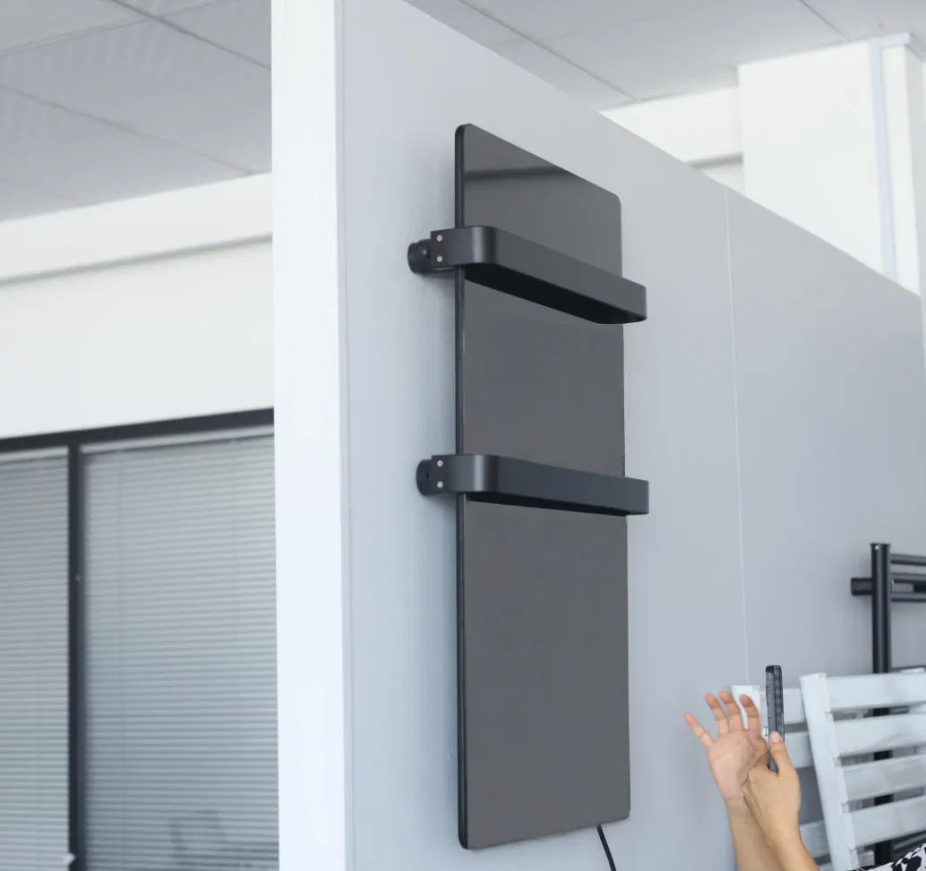 Infrared Heater with Towel Rail Bathroom 600W WiFi Control Electric Heating