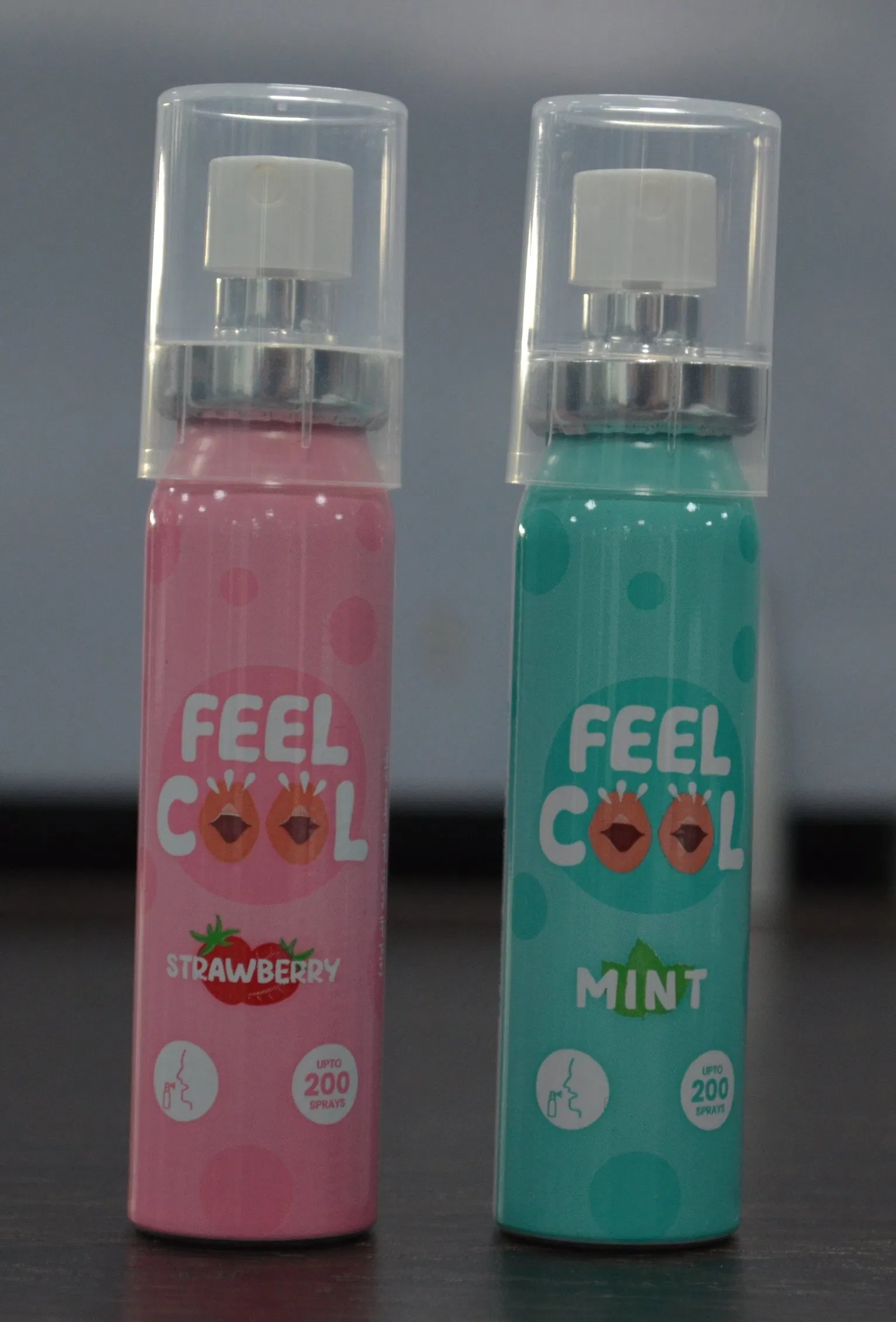 15ml Oral Care Mouth Breath Refresher Spray Mint, Lemon, Watermelon, Strawberry