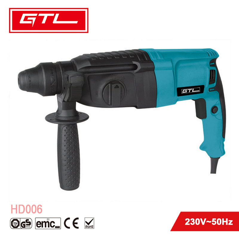 230V 26mm Hammer Drill with 2 Chisel (HD006)