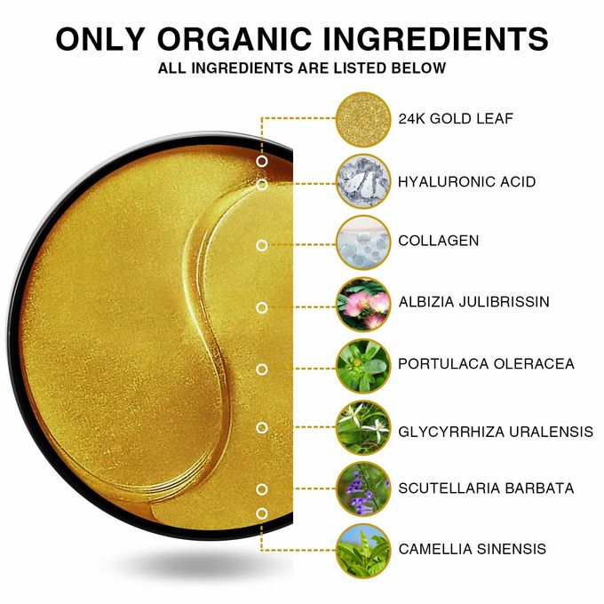 24K Gold Eye Facial Mask for Women and Men