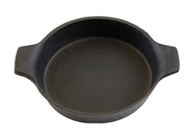 Чугунная сковорода-сотейник с антипригарным покрытием
