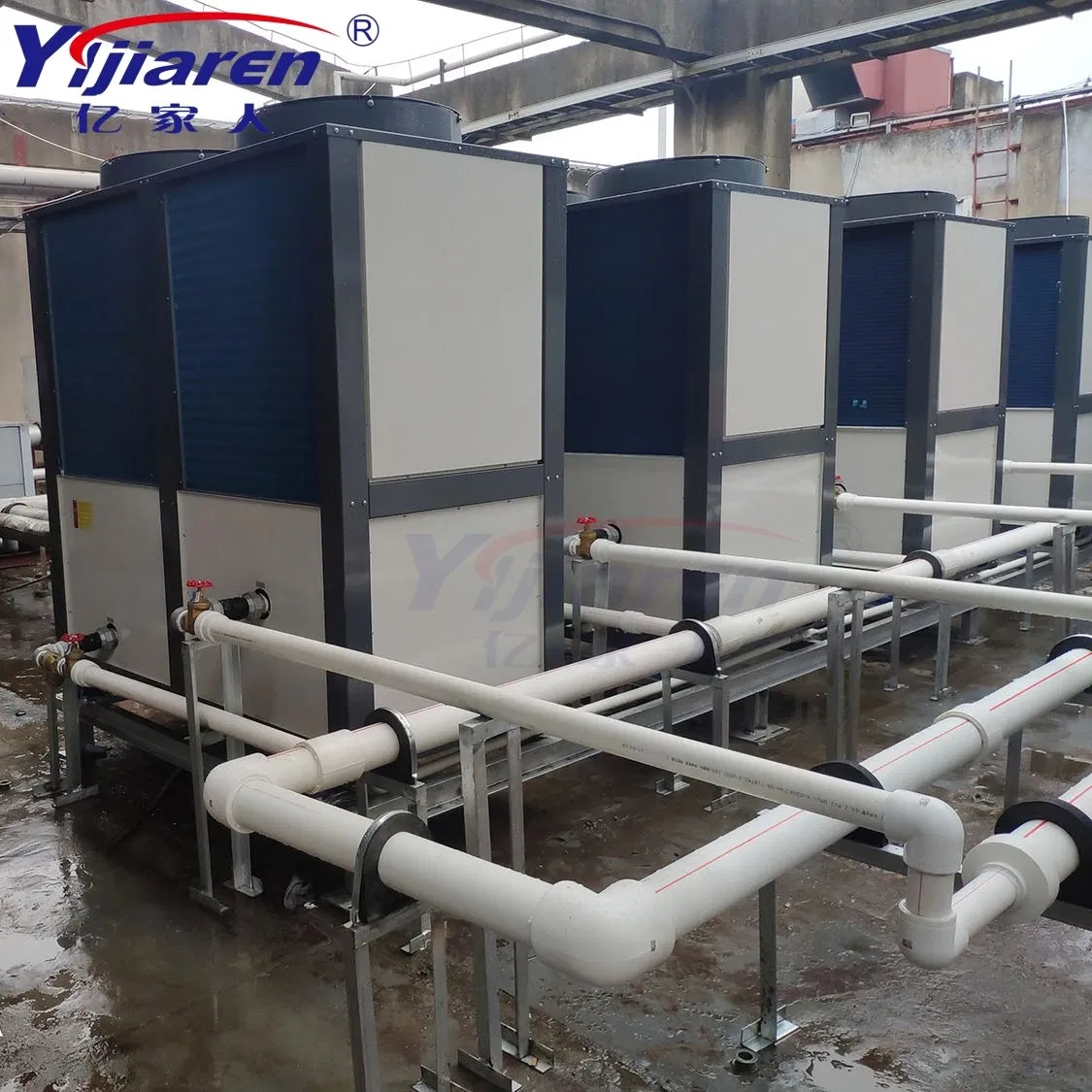 Energy Efficiency Combined Superconducting Heat Pipe and Air Source Air to Water Heat Pump Solution