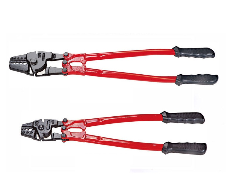 Multi-Function Swaging Tool for Cutting Wire Rope and Pressing Sleeves