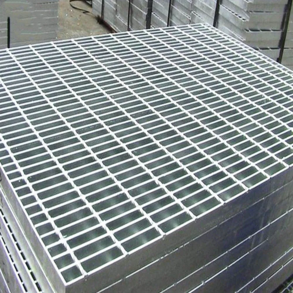 Heavy Duty Galvanized Steel Welded Serrated Anti-Slip Trench Cover Floor Bar Grating
