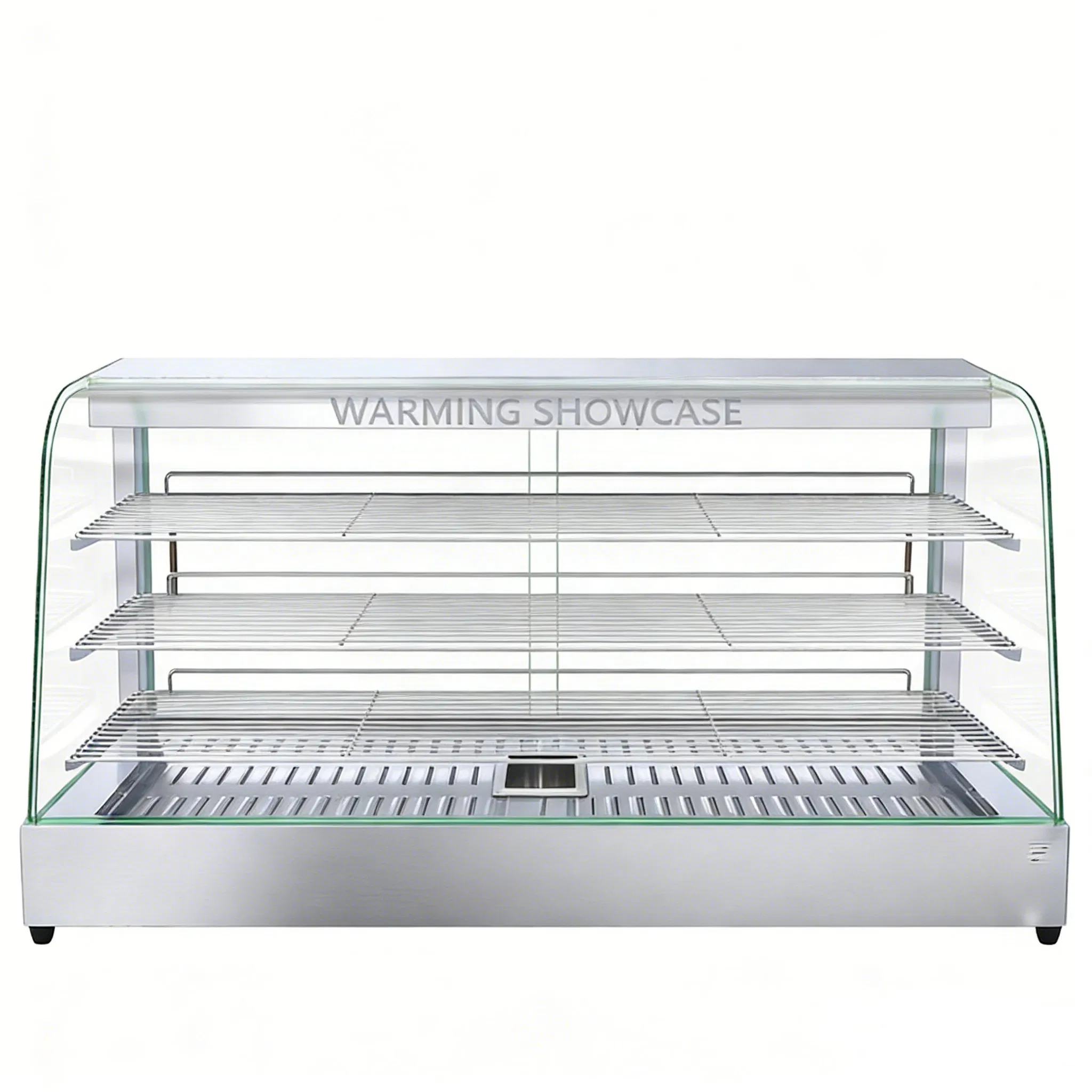 Versatile Stainless Steel Food Warmer for Hot Snack Display