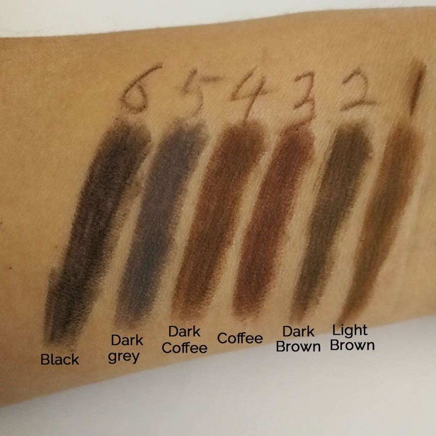Private Label Makeup Automatic Waterproof Eye Brow Pencil with Eyebrow Brush