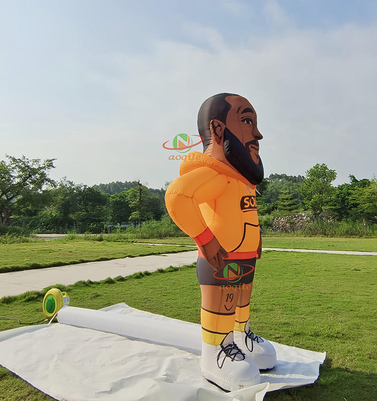 Inflatable Basketball Star Character Design Cartoon Inflatable Character Advertising Mode